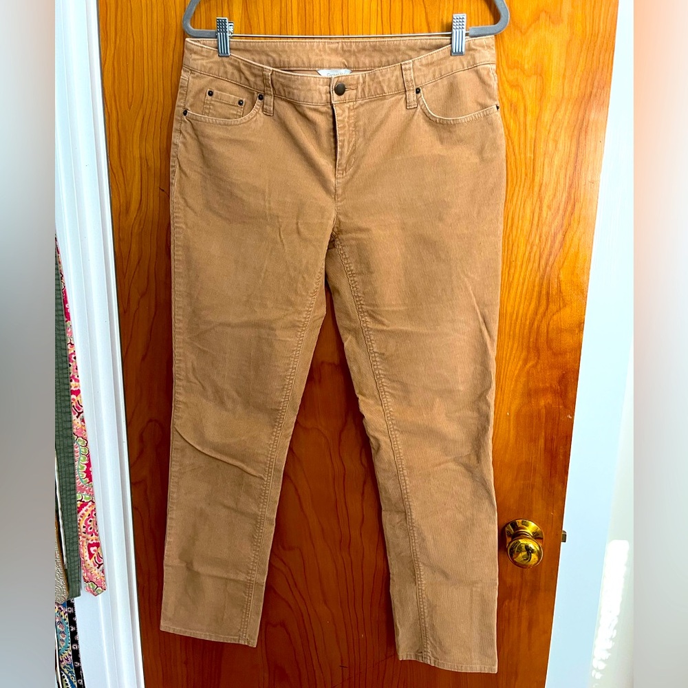 Garnet Hill tan corduroy jeans